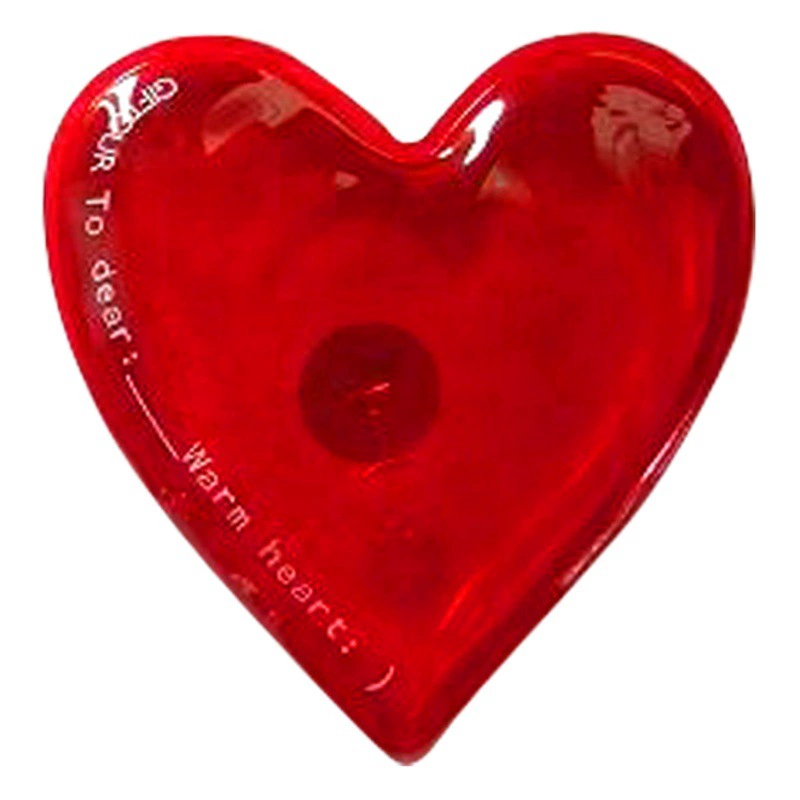 Оптовые зимние наклейки с подогревом для рук Горячая в форме сердца креативная самонагреваемая теплая сумка из металла Горячая