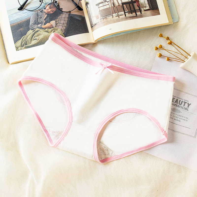 Ropa interior para niñas, algodón puro, estilo japonés, bragas triangulares para adolescentes, sin costuras, shorts escolares bonitos, estilo transpirable.