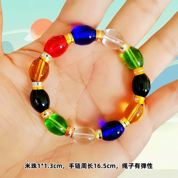 Colorful bead bracelet