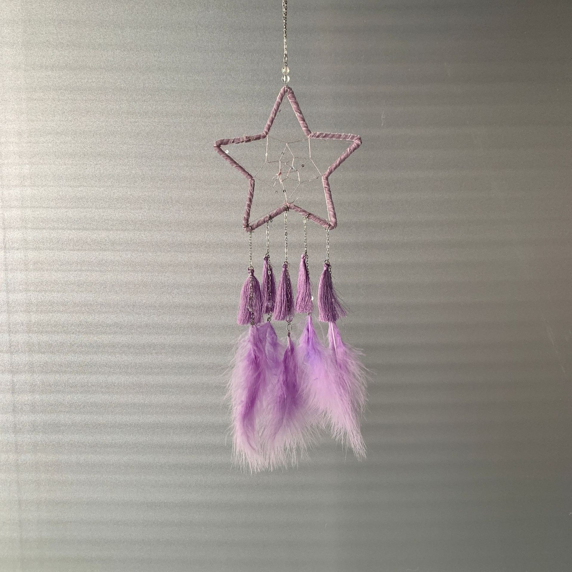 MS9215S 보라색 별이 빛나는 하늘