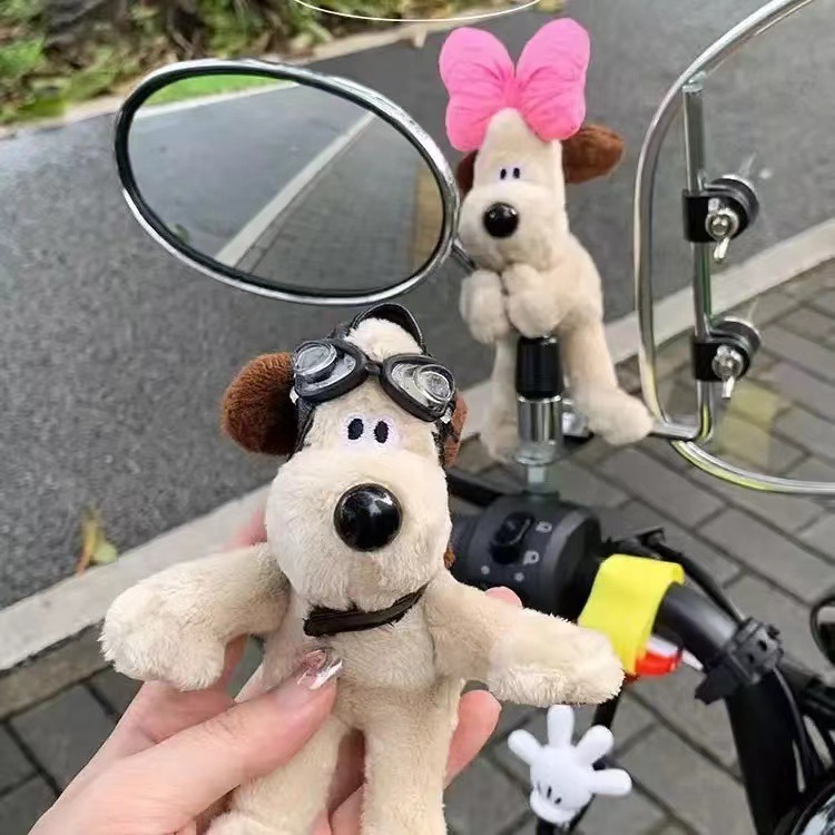 Cute West Highland Plush Pendant Bag Ornament Cartoon Dog Keychain