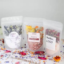 跨境香氛清洁洗澡沐浴盐喜马拉雅盐植物干花浴盐袋装批发热销香薰