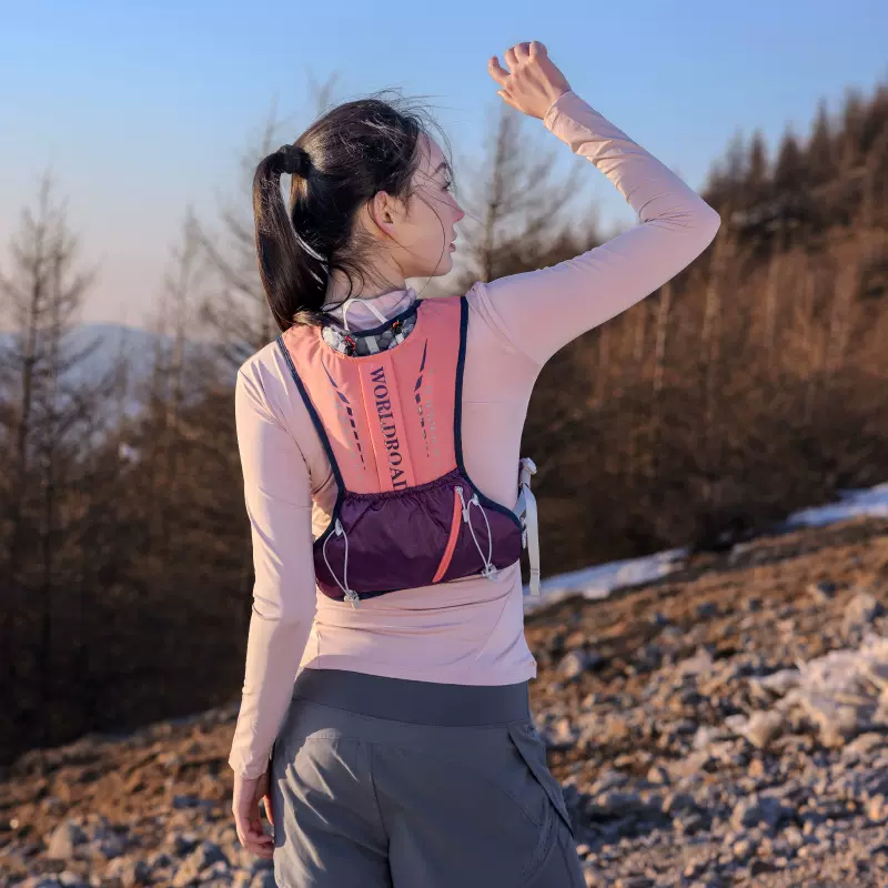 户外运动双肩包越野跑步水袋包大容量轻便徒步包防泼水骑行背包