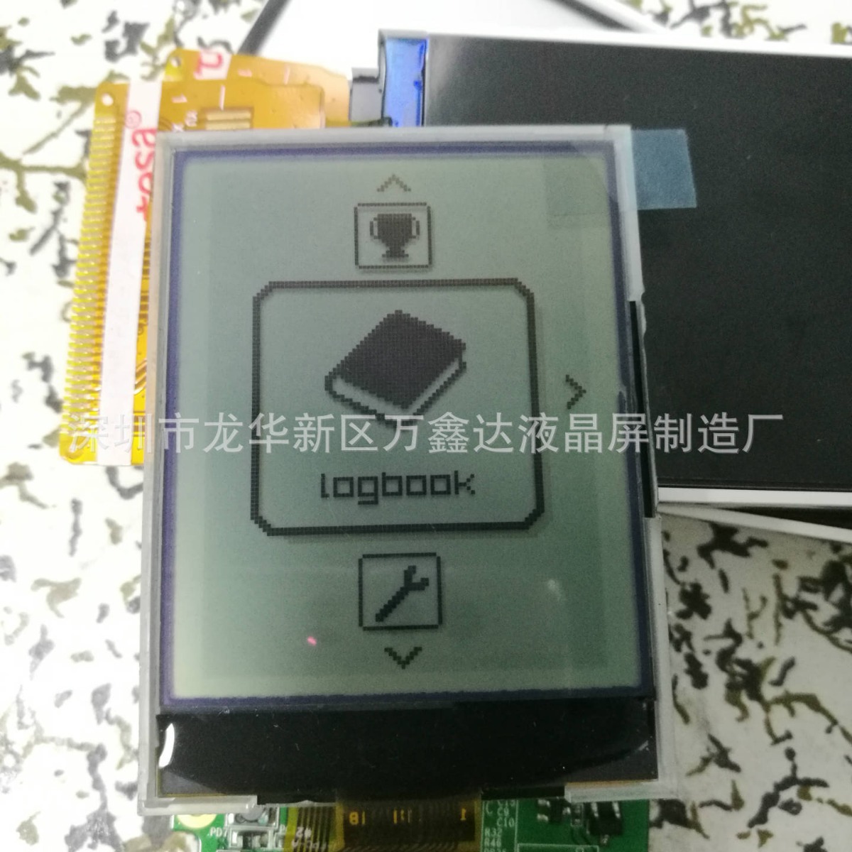 2.2寸液晶显示屏2.2 FSTN 黑白高清 96128分辨率 ST7571液晶驱动