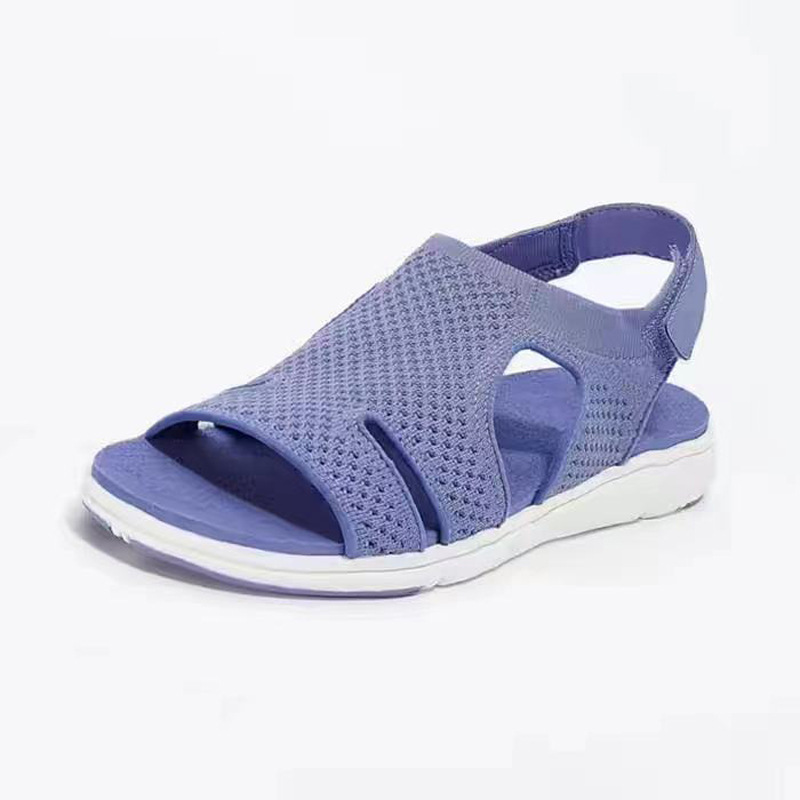 Pantofole estive da donna con strappo traspiranti per la spiaggia_voghion.com