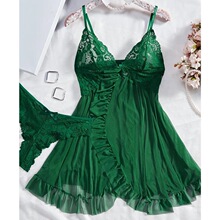 S 39008 Lace Camisole Set Women's Sleepwear ��˿������װ