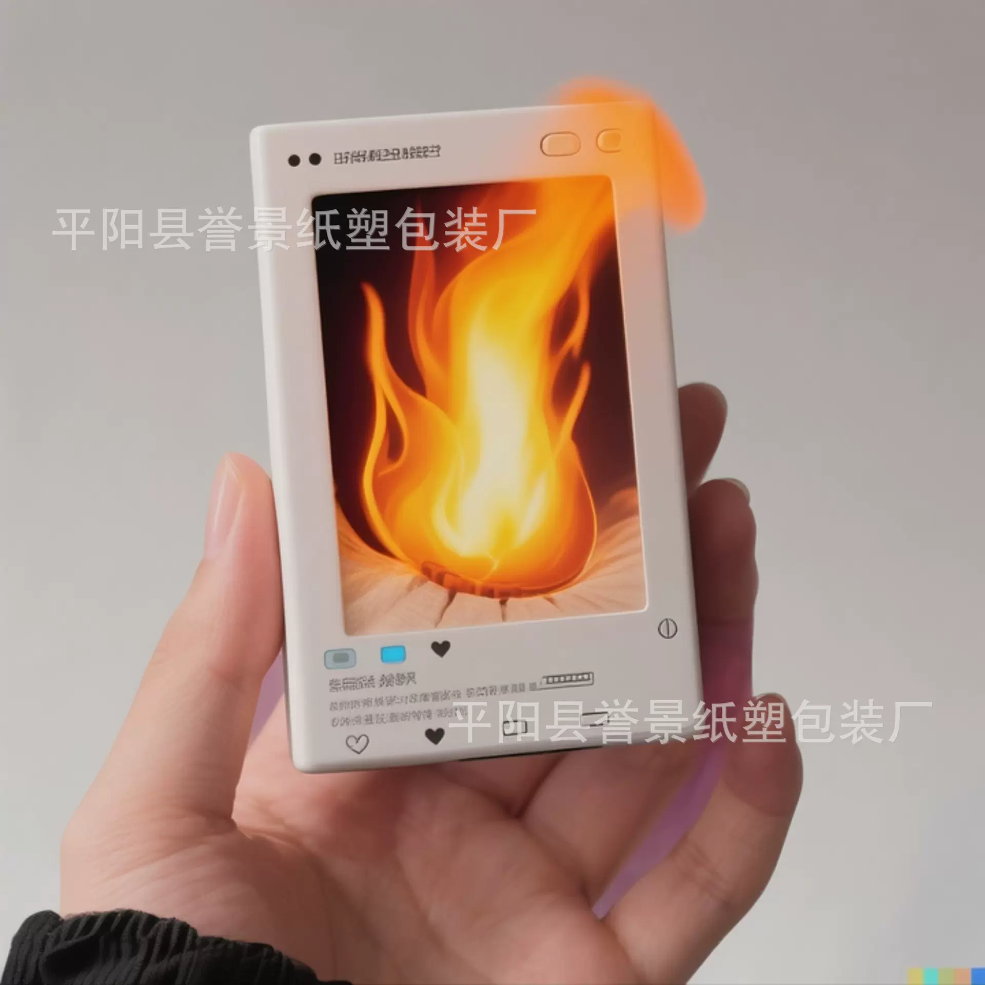 燃烧色纸定制动漫IP周边创意新款火柴信封火纸火焰燃烧小卡定做