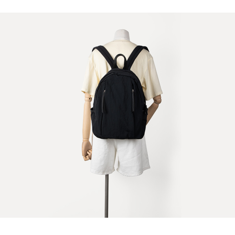 Women's Backpack Nylon Large Capacity Korean Style Travel Rucksack_voghion.com