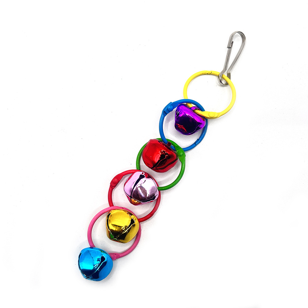 Parrot swing juguetes pájaros mordedura juguetes acrílico puente colgante campana escalera suave mascotas jaula de pájaros colgante decoración