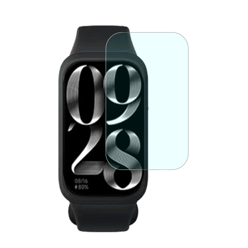 Aplicable a la pulsera de arroz rojo 3 película endurecida RedmiBand3 posicionamiento segundo adhesivo reloj película protectora de vidrio HD image 6