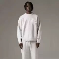 Niche Fashion Brand Thecoutureclub Minimalist Jacquard Lazy Round-Neck Pullover Sweater Loose Knitwear for Men and Women