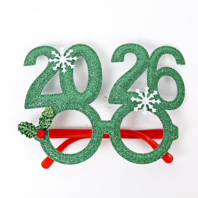 Explosiones transfronterizas de decoraciones de Navidad gafas para adultos niños regalos de Navidad festivos marcos de gafas al por mayor