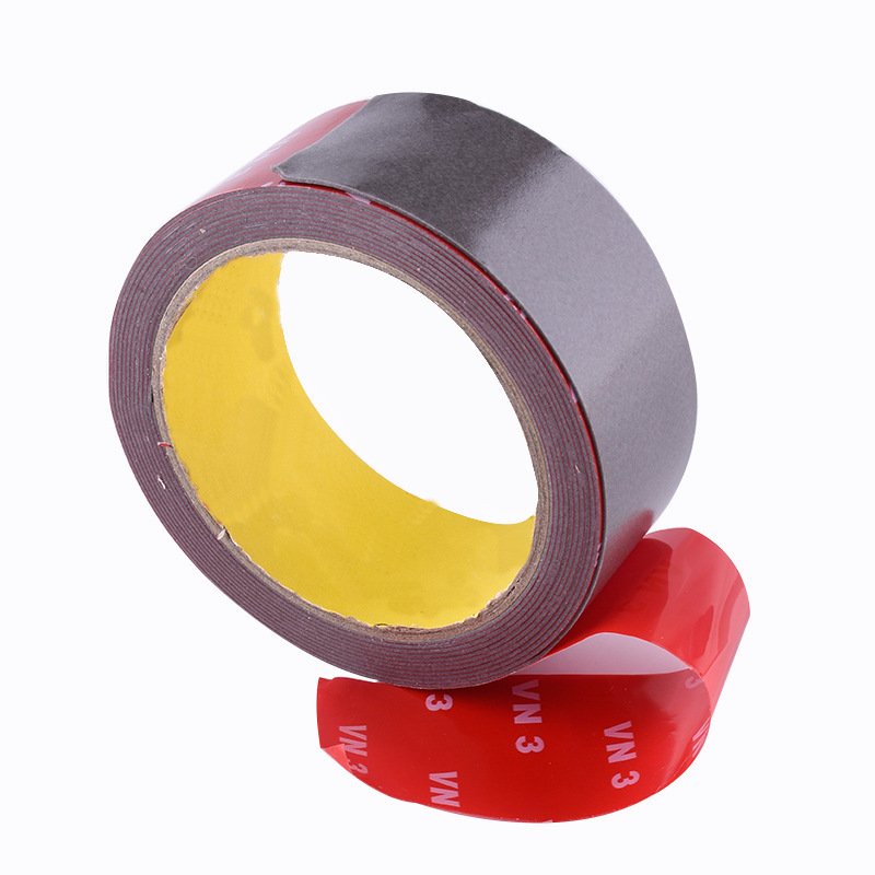 0.8mm 車用両面テープ グレーアクリル接着剤 強粘着アイロン 車用 晴雨兼用特殊両面テープ