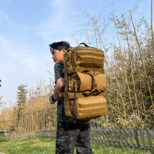 迷彩双肩包 大容量多功能 手提大背包 徒步登山包 外出旅行背包