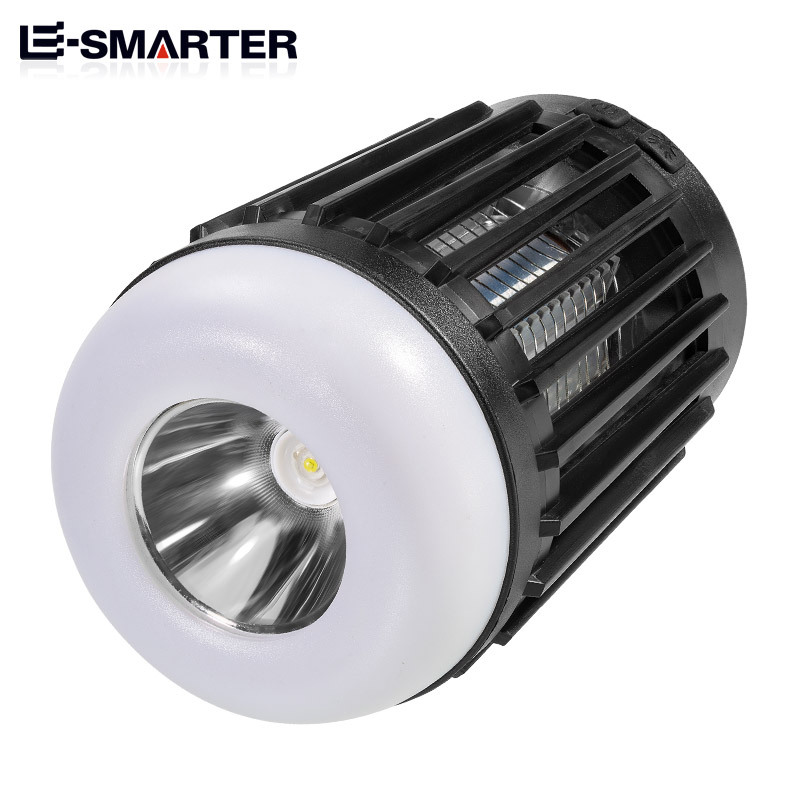 Transfronterizo nuevo LED de descarga eléctrica mosquito asesino al aire libre USB recargable iluminación mosquito trampa hogar mudo repelente de mosquitos