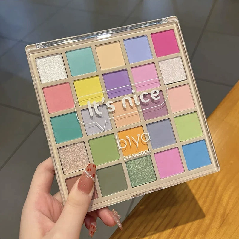 Three dimensional eyeshadow palette, nail sequins, eye shadow, 25 colors, wholesale