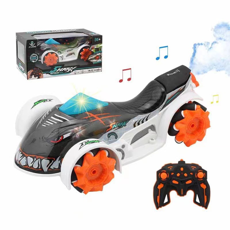 Transfronterizos Amazon Shark Truck Spray Coche de control remoto Coche de juguete Coche de deriva Coche inalámbrico Crossroad Coche de escalada