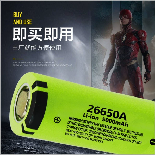 Electric lithium battery charging, flashlight, 2v