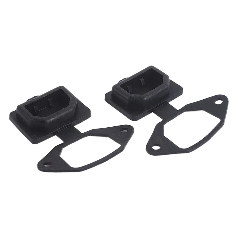 Разъем питания Chunxing AC с двумя отверстиями для винтов, водонепроницаемая крышка, пылезащитный колпачок, резиновая заглушка с тремя отверстиями