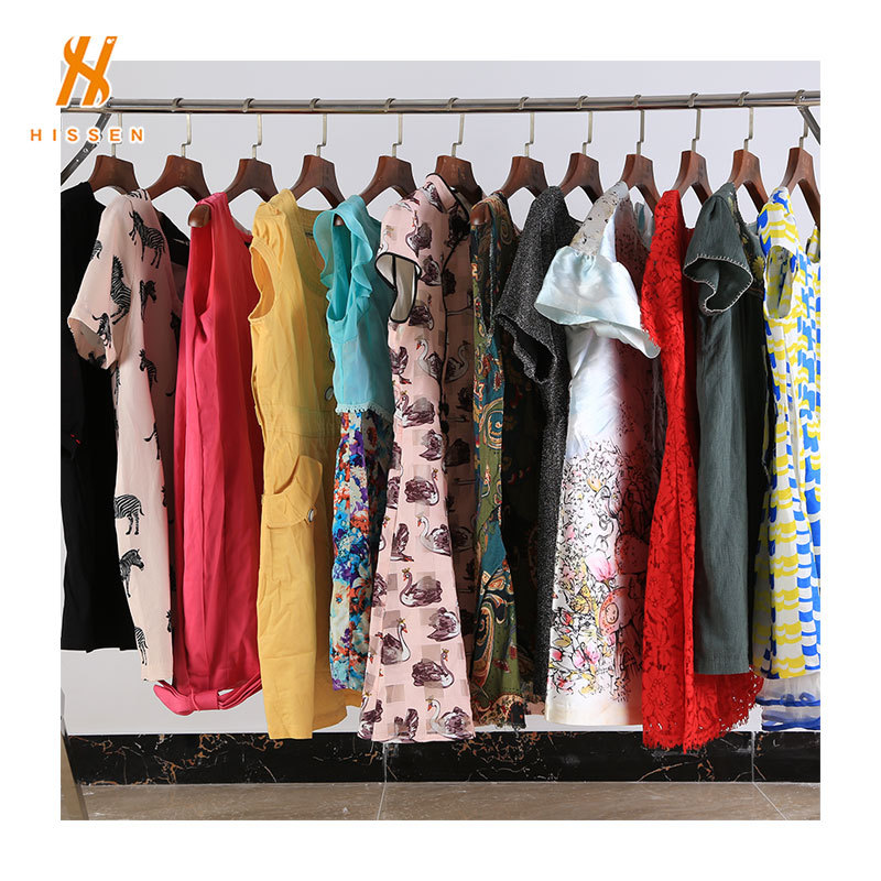 二手衣服secondhand clothes批发旧夏季连衣裙热销非洲东南亚