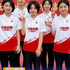 中考T恤印logo班服高考加油必胜家长老师送考衣服装订文化衫