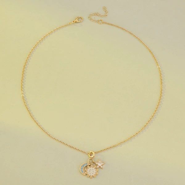 07 kc gold necklace N-983