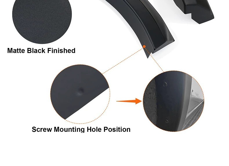 Suitable for 2015+ Nissan Navara Np300 Narrow-Rim Wheel Arch Pickup Truck Anti-Collision Mudguard Off-Road Modification Parts