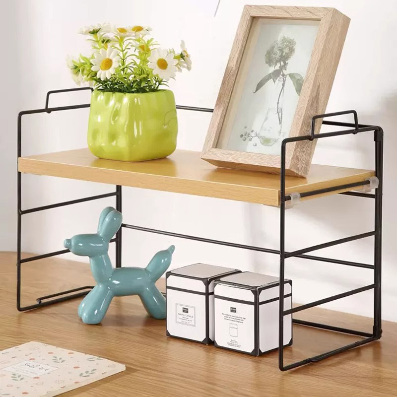 Office Desktop Storage Rack Storage Multi-Layer Kitchen Organization Multi-Functional Small Desk Desk Storage Rack