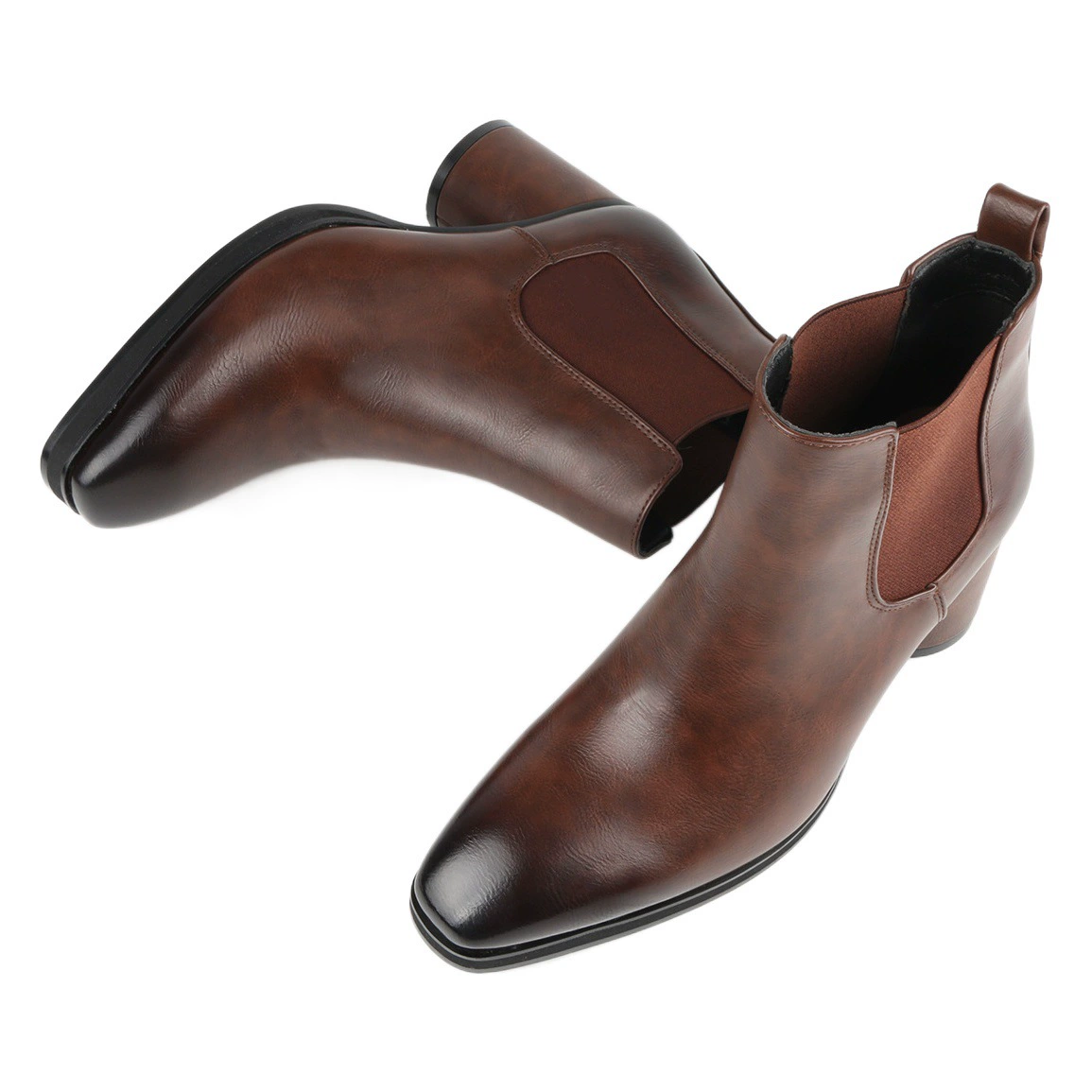 Мужские сапоги Челси модный джентльмен британский стиль