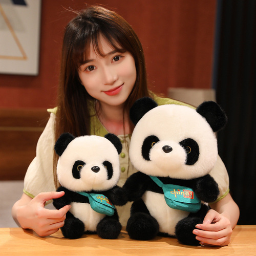 Panda Doll Plush Toy Cute National Treasure Simulation Panda Rag Doll Girls Birthday Gift Wholesale