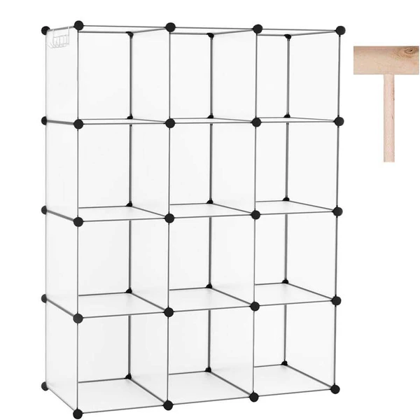 Original white frosted twelve grids without doors