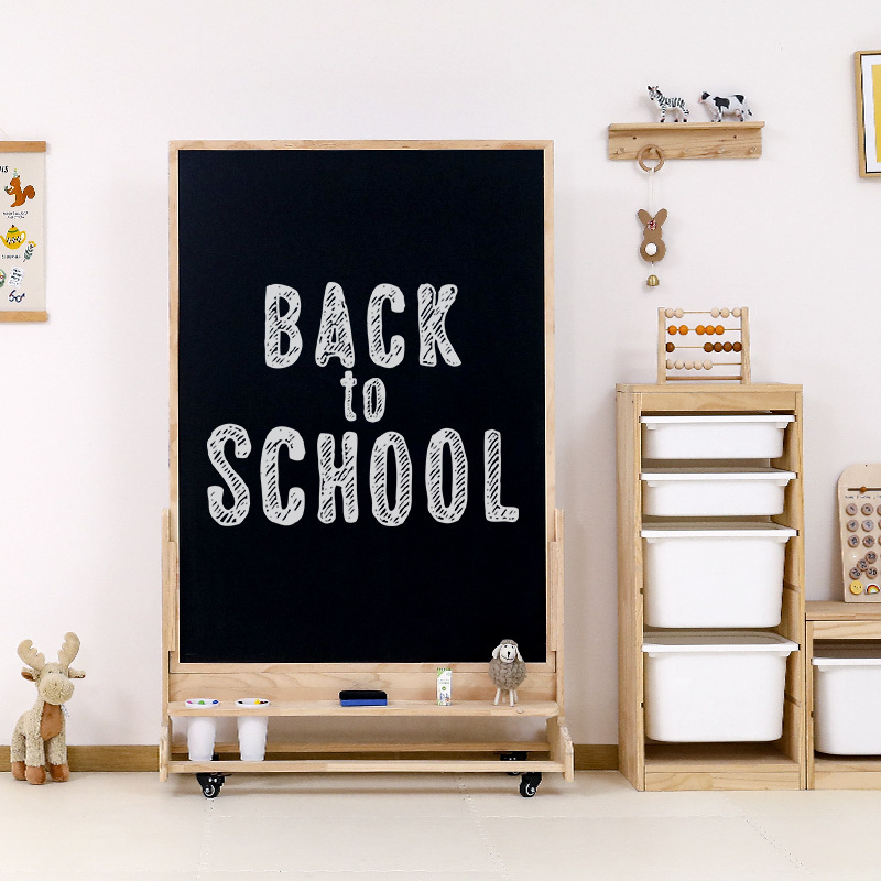 drawing board children‘s magnetic drawing board household dust-free removable baby doodle board whiteboard double-sided small blackboard erasable