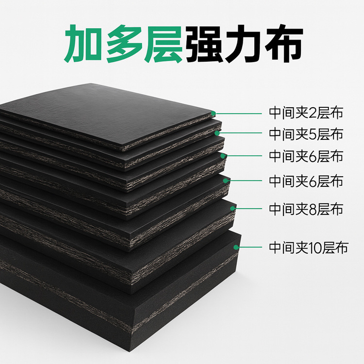 黑色夹布橡胶板加强型多层夹线橡胶垫 耐压抗撕裂货车车厢橡胶垫