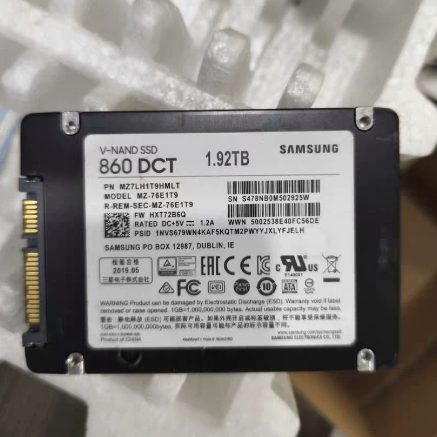 Твердотельный накопитель 860DCT 1.92 ТБ