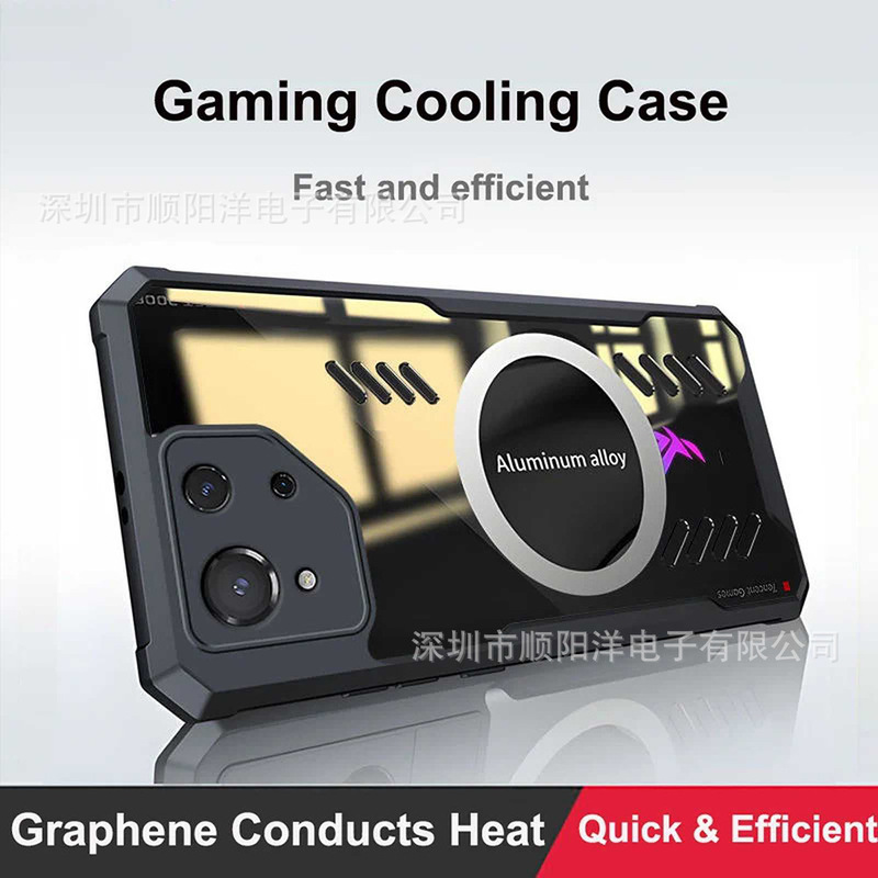 Magnetic Suction Case Suitable for Asus Rog 9 8 7 6 5 3 2 Mobile Phone Case Acrylic High Transparency Anti-Fall Protective Cover
