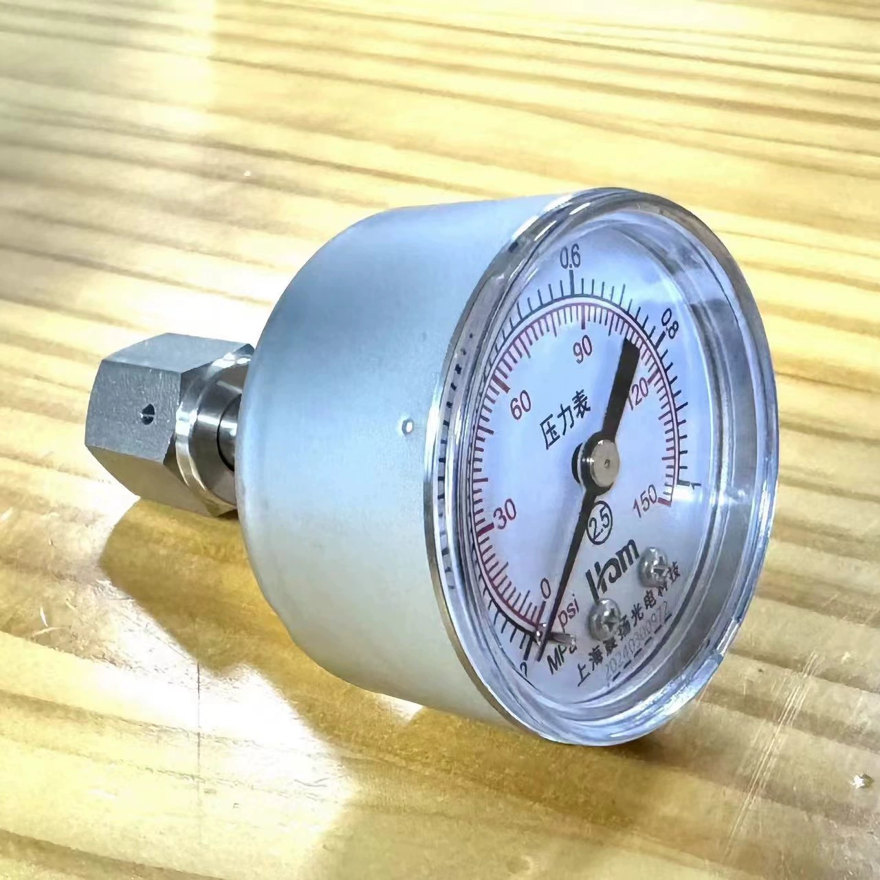 1/4VCR манометр осевого чистого манометра сверхвысокого чистого газа манометр давления класса EP BA