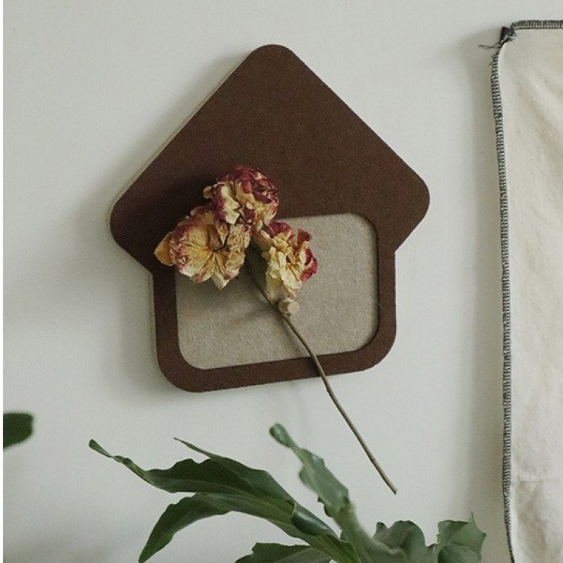 照片墙组合相框背景板毛毡板家居展示墙板毛毡墙贴相册墙软冰箱贴