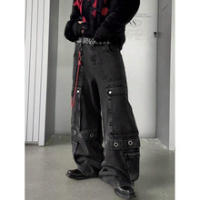V 63953 Vintage wide leg floor length jeans ���������ϵ�ţ��