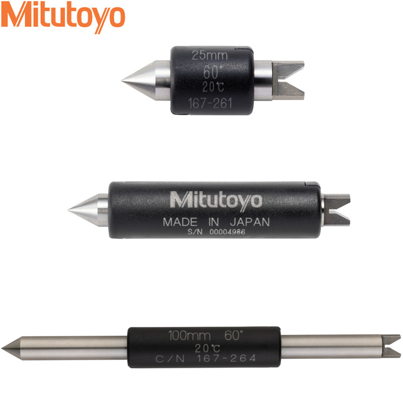 三丰167-261螺纹千分尺校准杆167-272公制英制美制螺杆千分尺基准