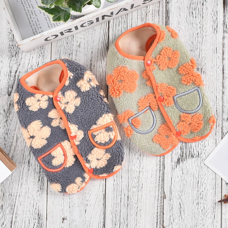 Цветок подсолнуха Koji такса большая собака одежда осенью и зимой