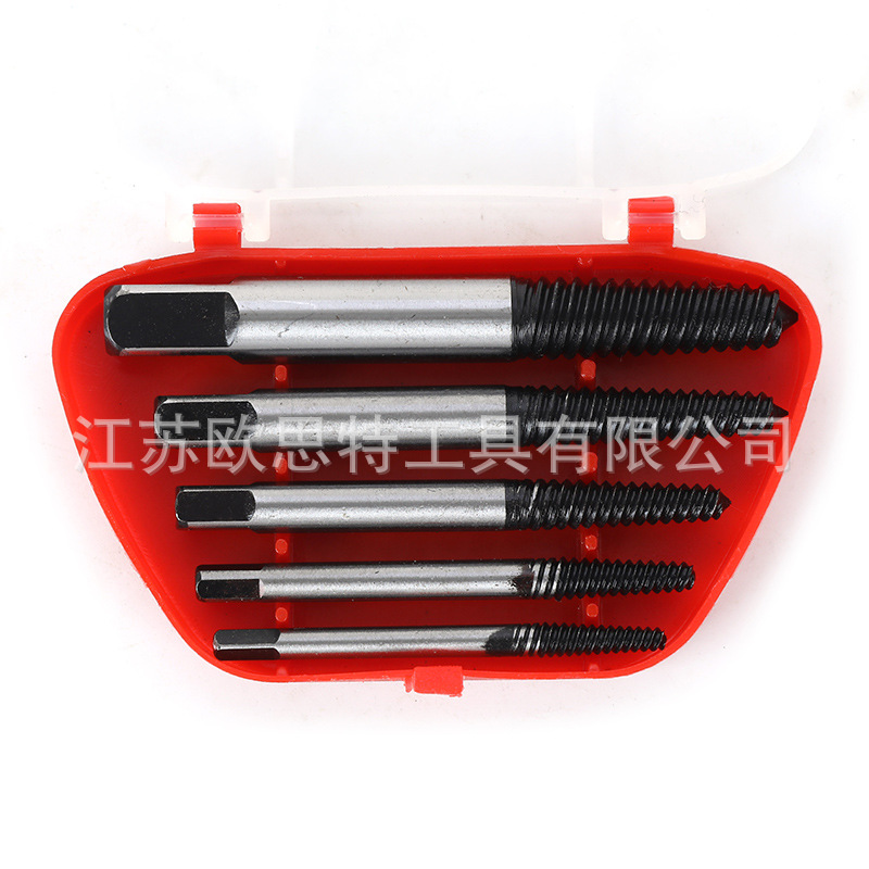 厂家批发工业级5pc组套6pc断头螺丝水管取出器断