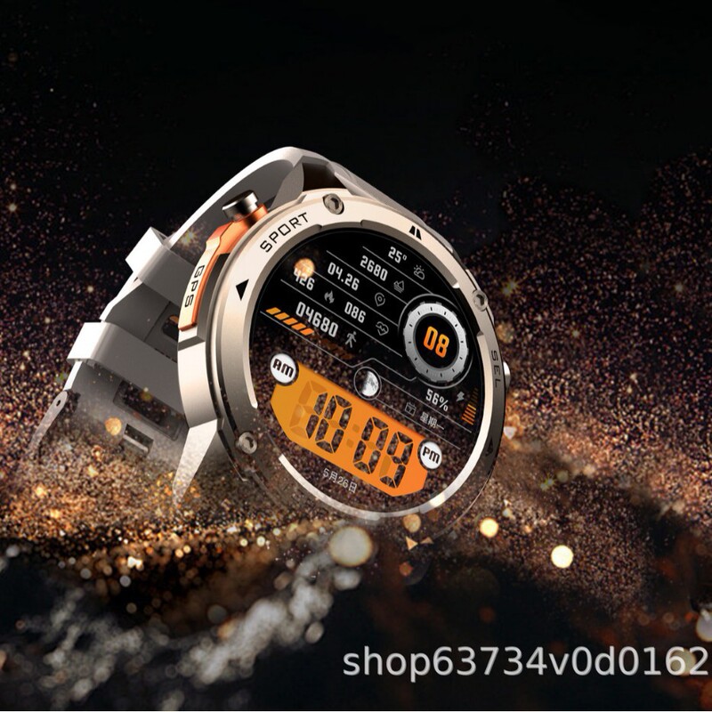 Dm56 Smart Watch with Bluetooth Calling, 1.43-Inch Size, Outdoor Rugged Design, Gps Movement Tracking, Ip68 Waterproof