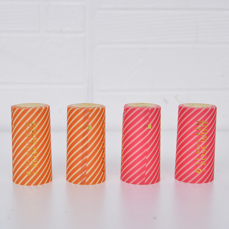 封口胶帽缩膜收缩膜pvc红酒胶帽酒瓶密封热封塑封撕拉条胶帽