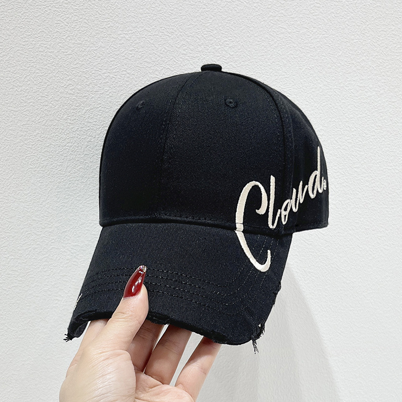 New Style Duckbill Trendy Women Spring Summer Versatile English Large Head Circumference Hat Sunshade Face Slimming_desvips.com