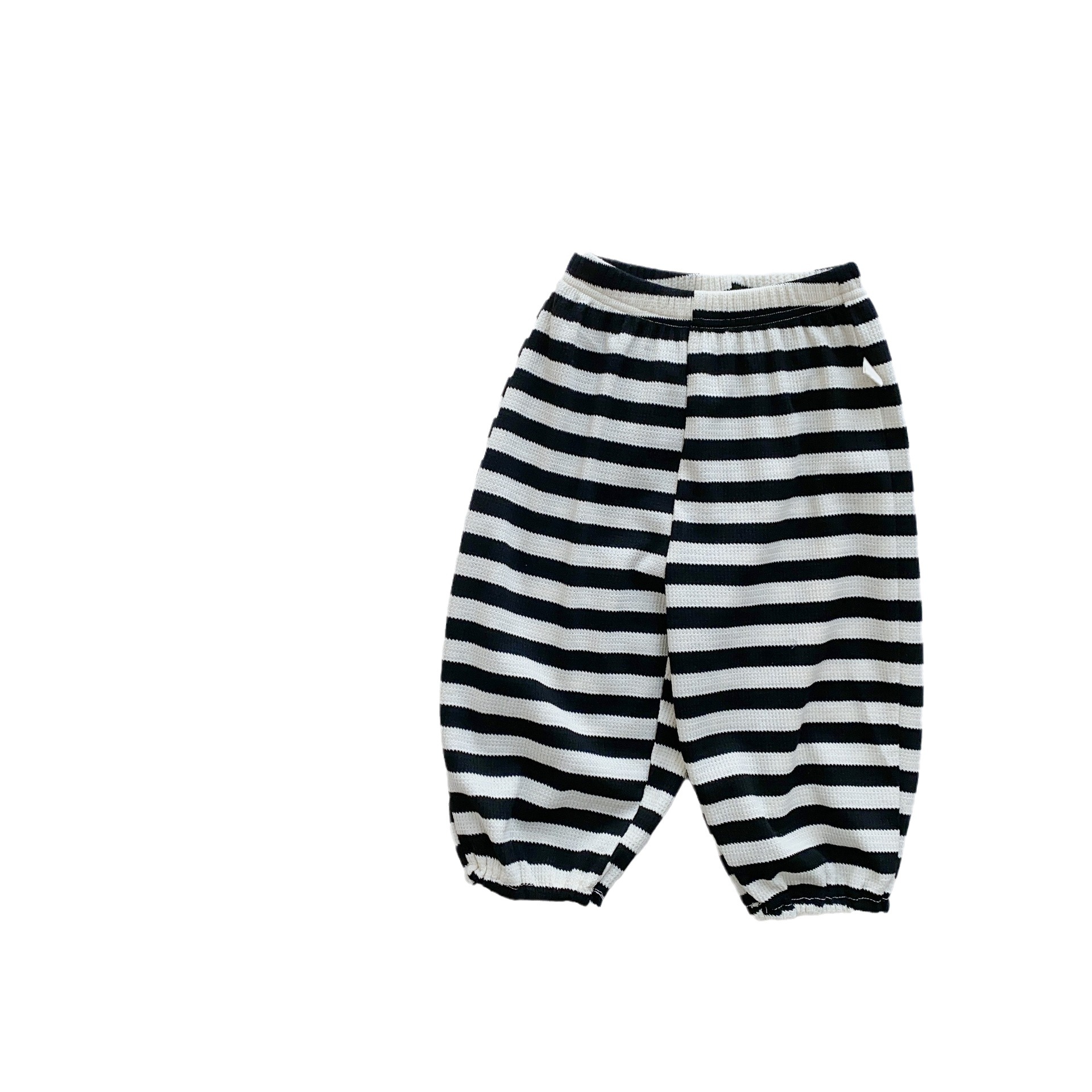 Grande DE LOS NIÑOS PP pantalones otoño estilo coreano ropa para niños bebé otoño Pantalones Bebé waffle pantalones a rayas pantalones de niño