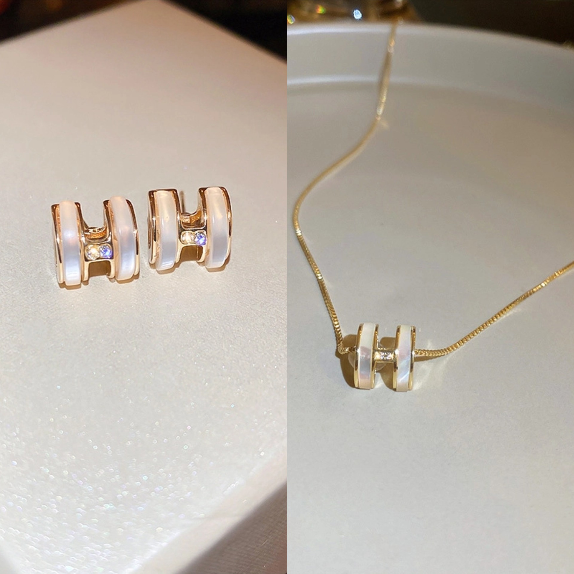 Corea del Sur ins elegante luz de lujo pendientes de estilo frío pendientes de cercanías simples para mujeres Aguja de plata circón letra fritillary pendientes