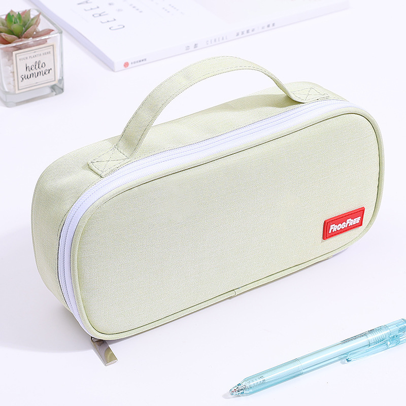 Bolsa de lápiz, papelería de gran capacidad, caja de papelería mayorista de alto valor facial, caja de lápiz transparente encantadora para niñas