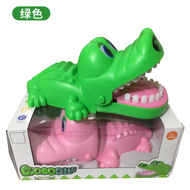 전기 물린 큰 악어-그린 (영어 윈도우 박스)