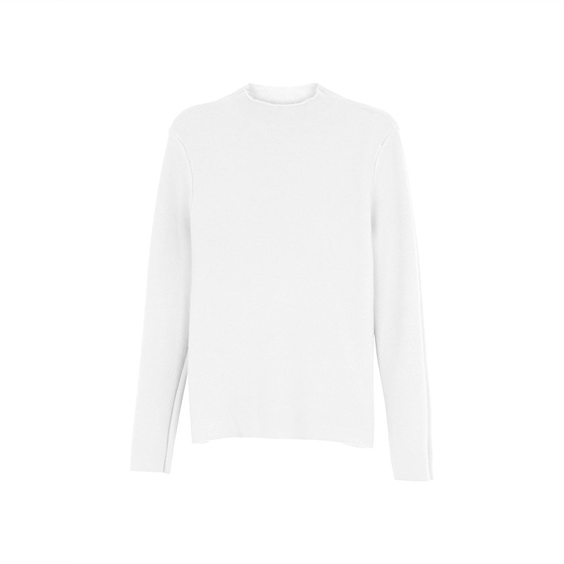 【命を守る一体パイル7色】歌铭半高襟インナーシャツ冬新作ニットセーターJ547B