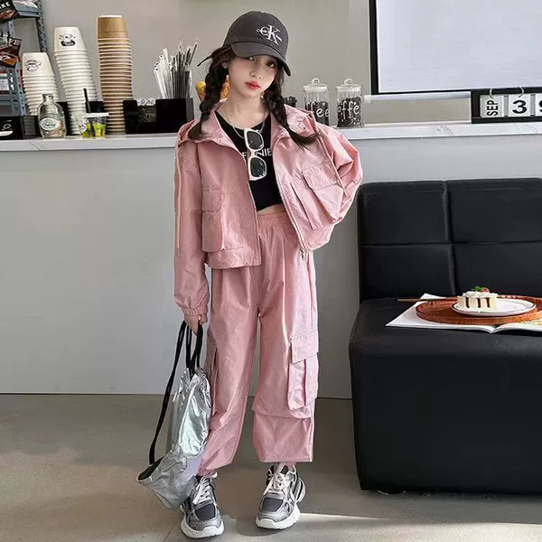 Fuchsia nurse uniform, set